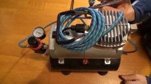 Обзор аэрографа Jas 1127 и компрессора Jas 1203.