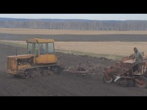 ДТ-75,  посевная, 12.05.2024