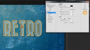 How to Create a Simple, Editable Retro Text Effect - Photoshop Tutorial