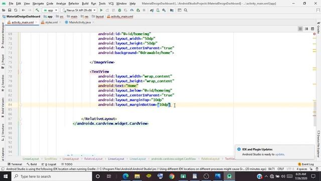 How to create Material Design Dashboard for Android App смотреть онлайн