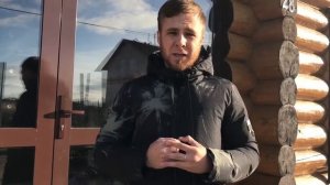 Установка входной группы в деревянном доме.