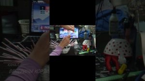 #Shorts Корзинка - малышка из бумажной лозы