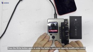 AY108 programmer and AY external battery repair cable to restore battery health for iPhone 12/12 Pr
