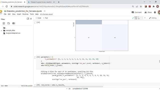Using GridSearchCV improve the adaboost model by hypertuning the parameters смотреть онлайн