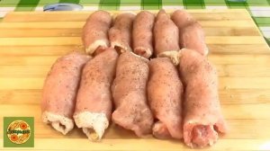 Как приготовить мясные пальчики: с начинкой из свинины