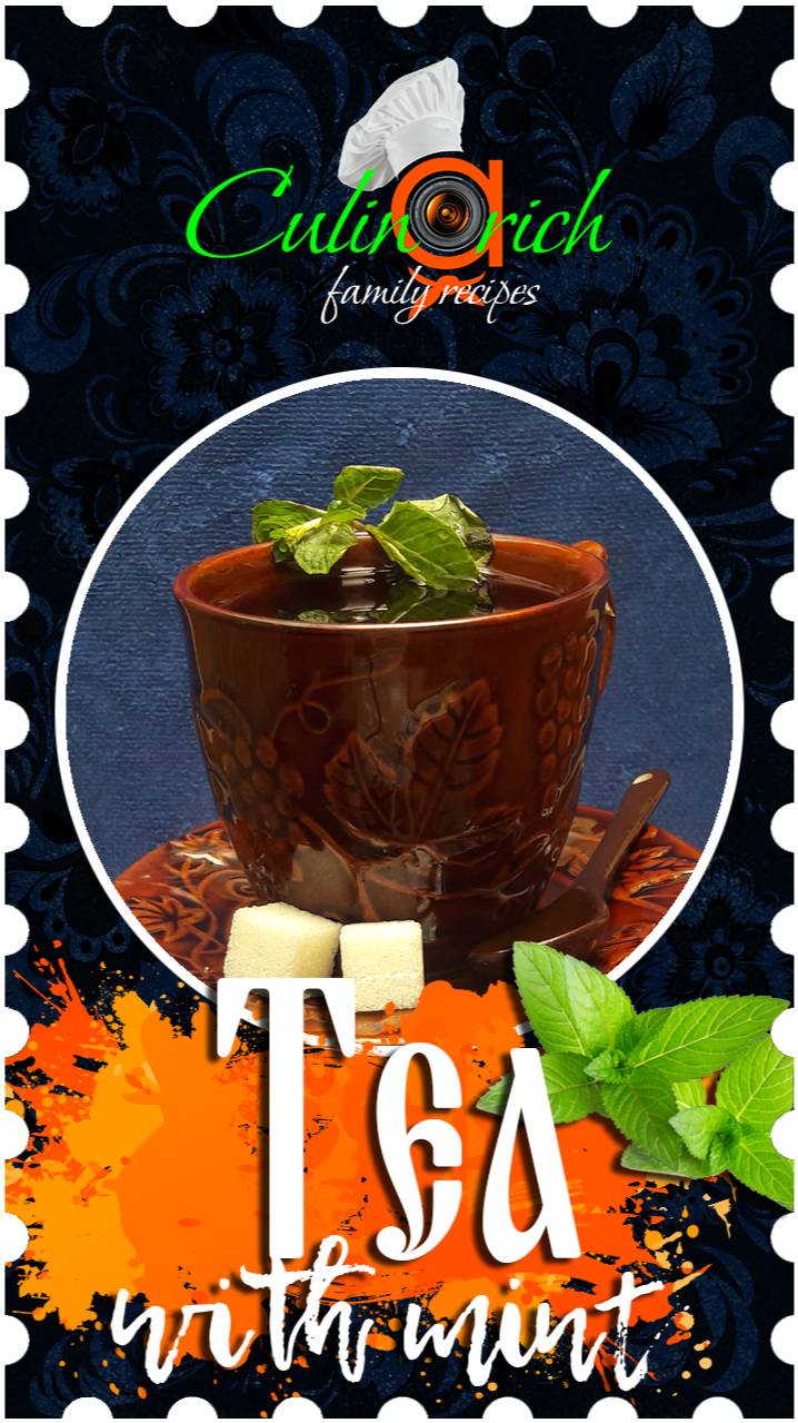 Tea with mint - right recipe from «Culinarich»