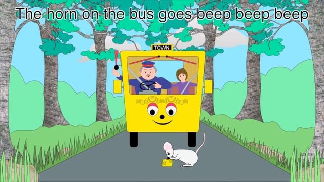 Nursery Rhymes - The Wheels on the Bus all through the town version