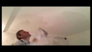 Сумы. Шелковая краска на потолке!