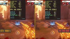 GTX 1660 Super vs RX 580 8GB test in 8 games | 1080p