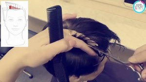 haircut women asymmetric tutorial (женская асимметричная стрижка)
