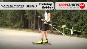 Rollski / Skiroller One Way Skate 7 Training Rubber 2012/2013 von www.sportalbert.de
