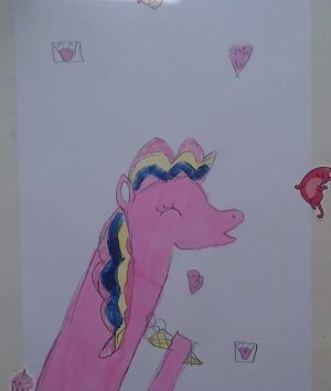 Рисуем пони Пинки Пай из Май Литтл Пони