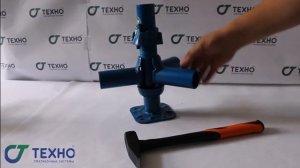видео сборки узла строительных чашечных лесов Техно СUP