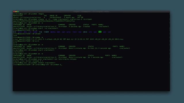 16. Running a Container using Podman on Oracle Linux 8 смотреть онлайн