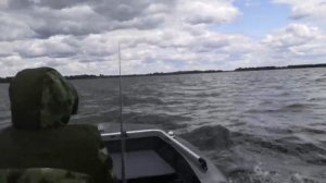Свиммер 370XL Ход по небольшой волне.