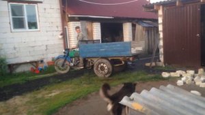 Трицикл Урал с двумя КПП.