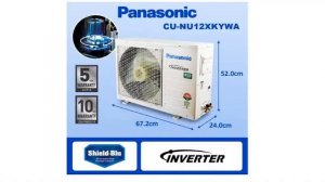 Panasonic 1 Ton 5 Star Wi-Fi Inverter Split Air Conditioner (Copper, CS/CU-NU12XKYWA) reviews