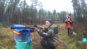 Стрельбы, подбираем патрон для ружья, знакомство с коллиматорным прицелом.