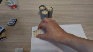 Вулкан из спичек Match Chain Reaction Amazing Fire Domino VOLCANO ERUPTION
