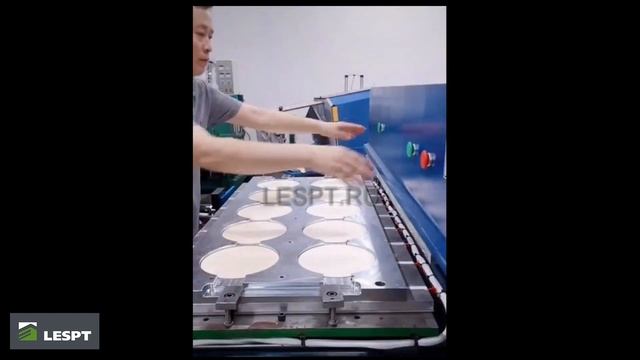 Вырубной пресс для тарелок из шпона смотреть онлайн