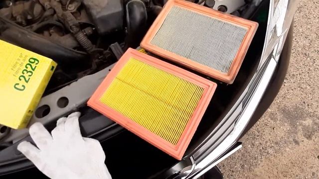 Замена воздушного фильтра Ниссан ноут е12 79 л.с. смотреть онлайн