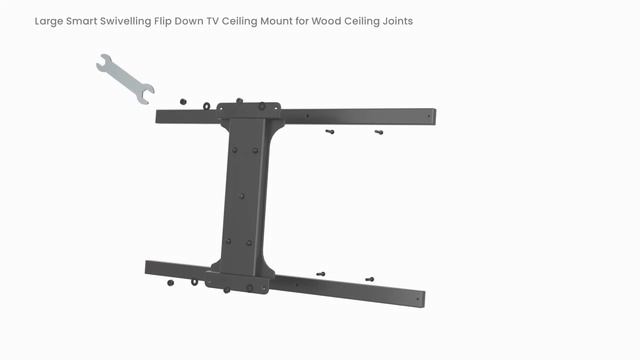 Моторизованный потолочный кронштейн для телевизора Brateck PLB-M0546DS - сборка и установка смотреть онлайн