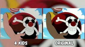 TOP moments of One Piece Censorhip in First Episodes