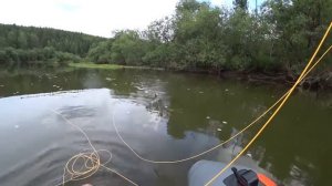 РЕКА МАЛАЯ, А ОКУНЯ ЗЛЫЕ  РЫБАЛКА НА НАХЛЫСТ