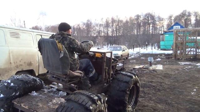 Самодельный. Трактор из Оки смотреть онлайн