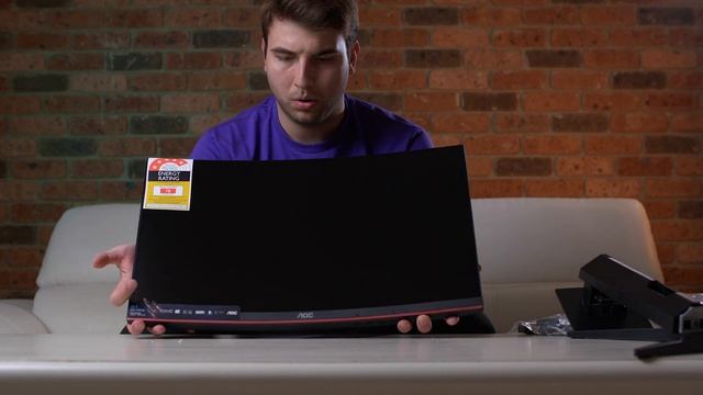 AOC C24G1/75 23.6" 144Hz FHD Curved FreeSync Gaming Monitor - Unboxing смотреть онлайн
