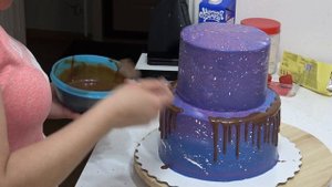 Украшение 2-х ярусного торта!