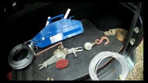 МТМ -1,6Т. Ручная лебедка для Нивы, и лебедка из трещотки.