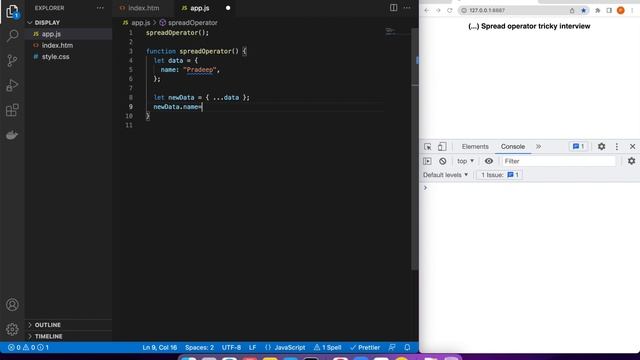 Advance JavaScript - Spread and REST operators in ES6