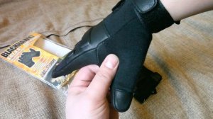 Отвратительные тактические перчатки с алиэкспресс (А-ля кожа+кевлар)