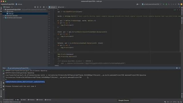 01 Первый урок TON & Golang Автор - @fttyb (https://t.me/fttyb) @netlarw (Instagram)