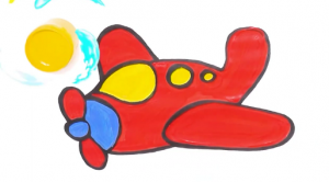 Как нарисовать Самолет поэтапно детям