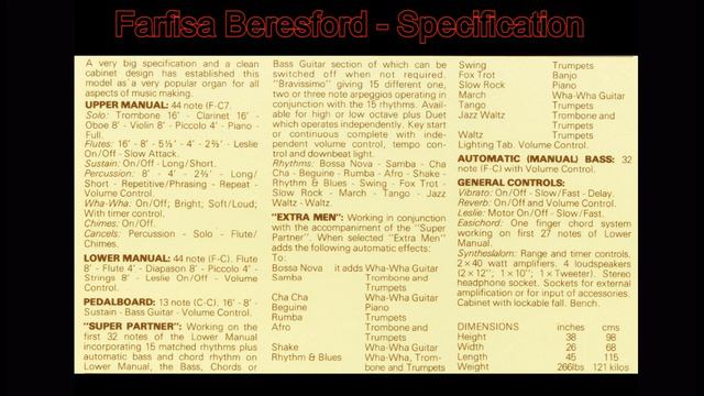 Les Bonner plays the Farfisa 'Beresford' смотреть онлайн