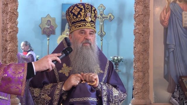 Проповедь митрополита Варсонофия на Божественной литургии в Никольском монастыре Старой Ладоги