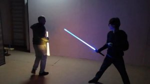 хореография боя на световых мечах, или же много косяков