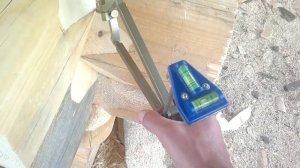 норвежская рубка ( разметка нижнего замка)