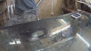 Как удалить шелкографию на лобовом стекле.