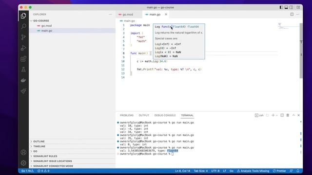 Golang Course #2. Variables in Go. How not to annoy Go compiler