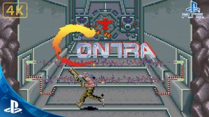 Contra(1987-Arcade).Прохождение.1 Уровень.4K.Sony PlayStation 5.PS5.🎮