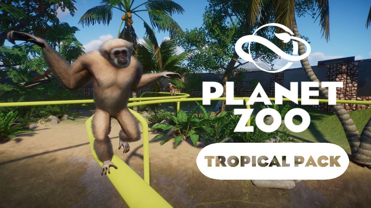 Planet Zoo: Tropical Pack - Белорукий гиббон