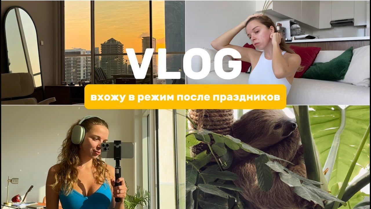 VLOG: пробую массаж лица | хожу в зал | отказалась от гель лака | увидела ленивца|GREEN PLANET ДУБАЙ смотреть онлайн