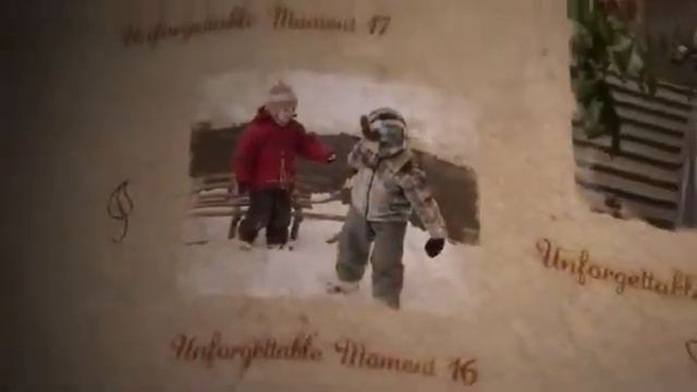 Слайдшоу в стиле - Фотоальбом у камина смотреть онлайн