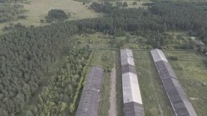 Зерноскладские площади 20000 м2 Иркутская область пос.Мегет  Хлебная база  15, обзор с высоты !