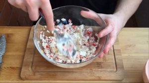 Мой удачный рецепт "ШАМПИНЬОНЫ С КРАБОВОЙ НАЧИНКОЙ" Рецепт закуски из грибов.