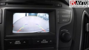 Hyundai IX35 ЗАМЕНА ШТАТНОЙ КАМЕРЫ ЗАДНЕГО ВИДА