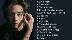 V (Taehyung) playlist updated 2022